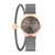 Bering Classic 12131-169-GWP Damenuhr Roségold-Schwarz • Saphirglas • Milanaise-Armband Set, Bild 4