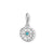 Charm Pendant Compass - 925 Sterling Silver