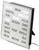 AMS Wall Clock 20x20x4 cm Aluminum • Modern Design • Precise Quartz Movement