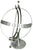 Sunshine Garden Wall Clock 65x50x50 cm Stainless Steel • High-quality German craftsmanship • For the garden