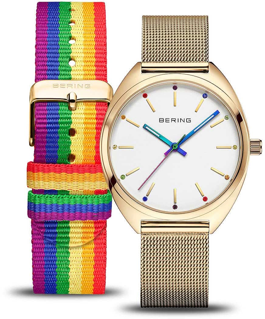 Bering 127220-36-334 Women's Watch • Scratch-Resistant Sapphire Glass • Fine Milanese Bracelet