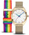 Bering 127220-36-334 Women's Watch • Scratch-Resistant Sapphire Glass • Fine Milanese Bracelet