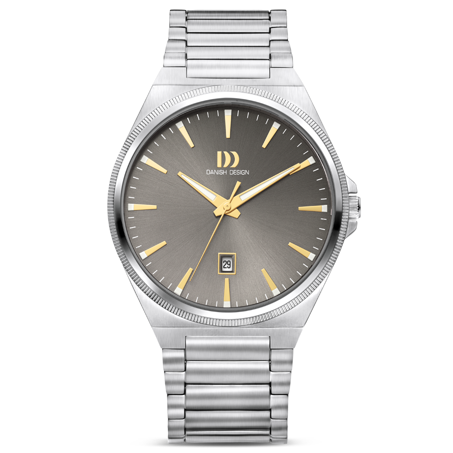 Danish Design DKx Pro IQ94Q1303 Herren Armbanduhr Grau • Saphirglas • 5 ATM Wasserdicht