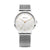 Bering Classic 13436-001 Damen Armbanduhr Silber • Saphirglas • Milanaise-Armband
