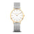 Bering Classic 14134-010 Damenuhr Gold • Saphirglas • Milanaise-Armband