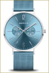 Bering Classic 14240-809 Men's Watch • Scratch-resistant Sapphire Crystal • Fine Milanese Bracelet