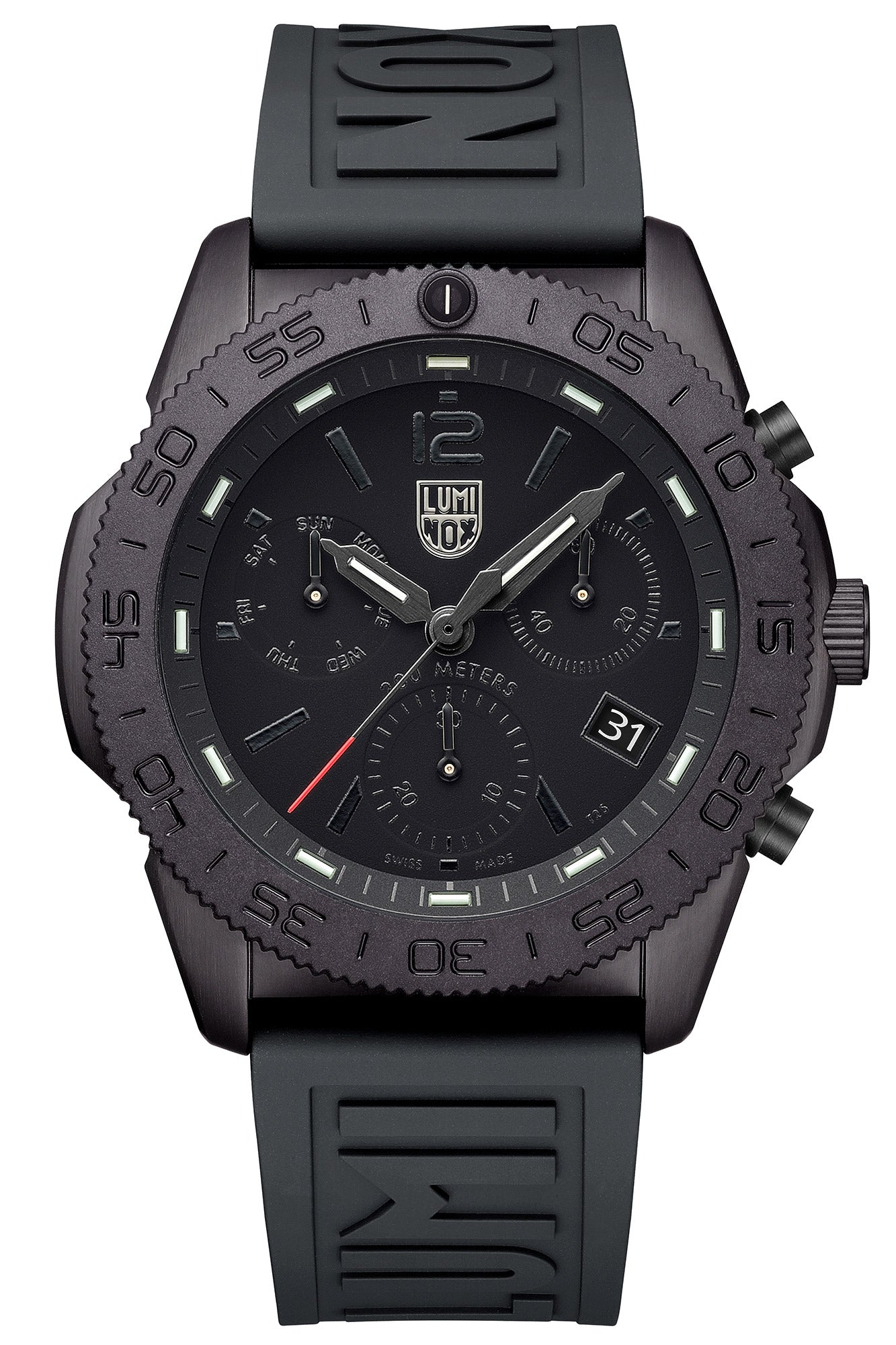Luminox Pacific Diver Chronograph XS.3141.BO.1.SET Herren Taucheruhr Schwarz • Saphirglas • Tritium-Leuchtmasse