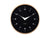 Karlsson Osado Dome KA5995BK Wanduhr Schwarzes Holz • Sweep-Uhrwerk • 12h/24h-Anzeige, Bild 2