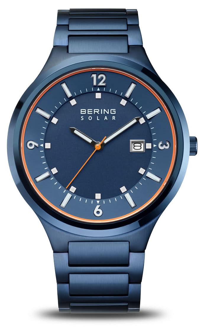 Bering Solar 14442-979 Men's Watch • Scratch-resistant Sapphire Crystal • Solar-powered