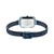Bering Petite Square 14520-398 Women's Watch • Scratch-resistant Sapphire Glass • Blue Milanese Bracelet