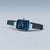Bering Petite Square 14520-398 Women's Watch • Scratch-resistant Sapphire Glass • Blue Milanese Bracelet