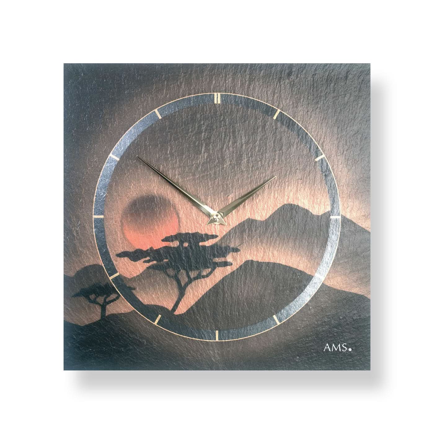 AMS Wall Clock • Modern Design • Precise Quartz Movement
