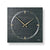 AMS Wall Clock 30x30x4 cm Stone • Silent Quartz Movement • Modern Design