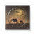 AMS Wall Clock 30x30x4 cm Stone • Modern Design • Silent Quartz Movement