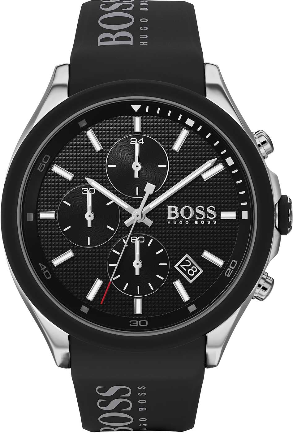 BOSS Velocity 1513716 Men's Watch • Sporty Design with Silicone Strap • Precise Chronograph