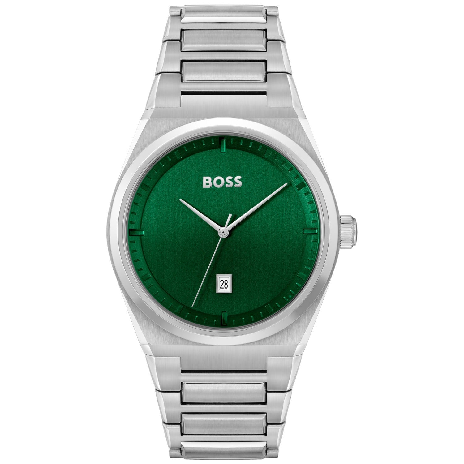 BOSS Sport Lux 1514042 Herrenuhr Grün • Mineralglas • Datumsanzeige