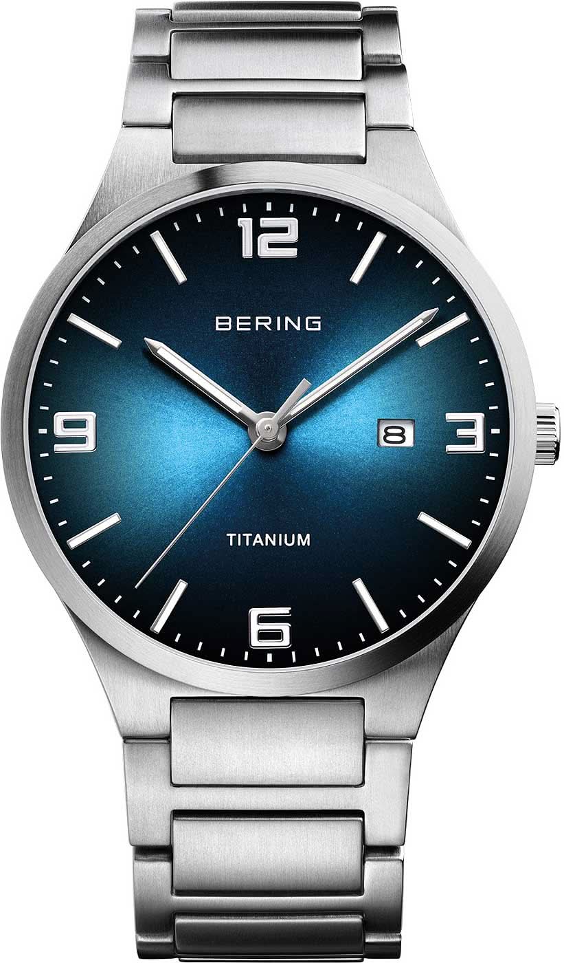 Bering Titanium 15240-777 Men's Watch • Scratch-Resistant Sapphire Crystal • Lightweight Titanium