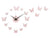 Karlsson DIY Butterfly KA6000LP Wanduhr Softpink • Schmetterlinge als Schaumstoff-Sticker • DIY-Gestaltung