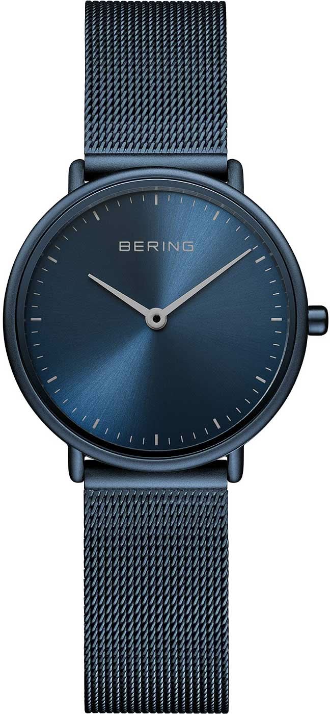 Bering Ultra Slim 15729-397 Ladies' Watch • Scratch-resistant sapphire crystal • Blue Milanese strap