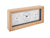 Karlsson Neat Rectangle KA5925WH Wecker Weiß • Geräuschloses Sweep-Uhrwerk • Bambus-Gehäuse, Bild 2