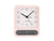Karlsson Duo KA5954LP Wecker Rosa • Analoge und digitale Zeitanzeige • Thermometer und Hygrometer