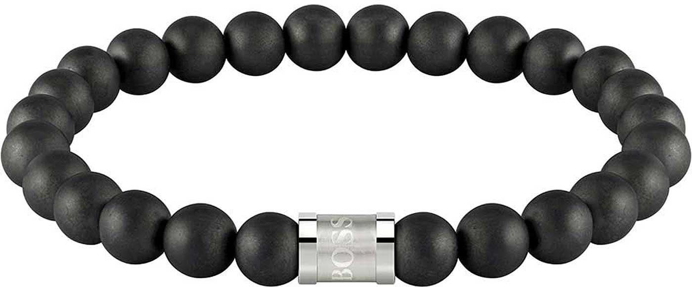 Boss Jewelry 1580042M - BEADS FOR HIM Men's Bracelet made of Onyx Stones