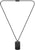 Boss Jewelry 1580052 - Venetian Chain with ID Pendant, Black