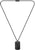 Boss Jewelry 1580052 - Venetian Chain with ID Pendant, Black