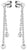 Boss Jewelry 1580332 - IRIS Drop Earrings with Round Pendants and Stone