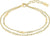Boss Jewelry 1580450 - LARIA double-row bracelet with connecting elements