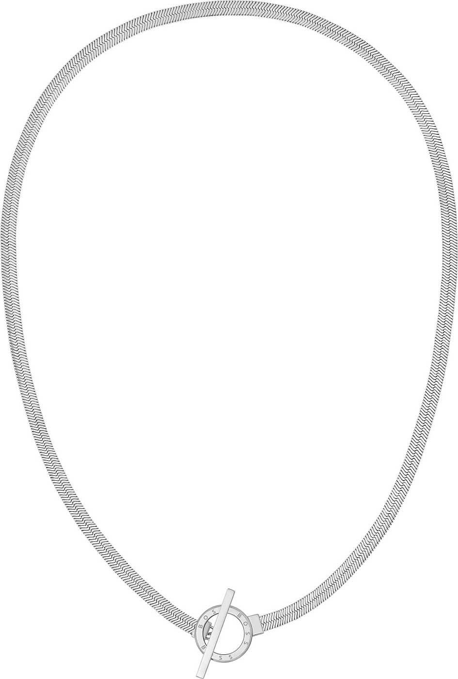 Boss Jewelry 1580479 - ZIA Herringbone Chain with Toggle Clasp