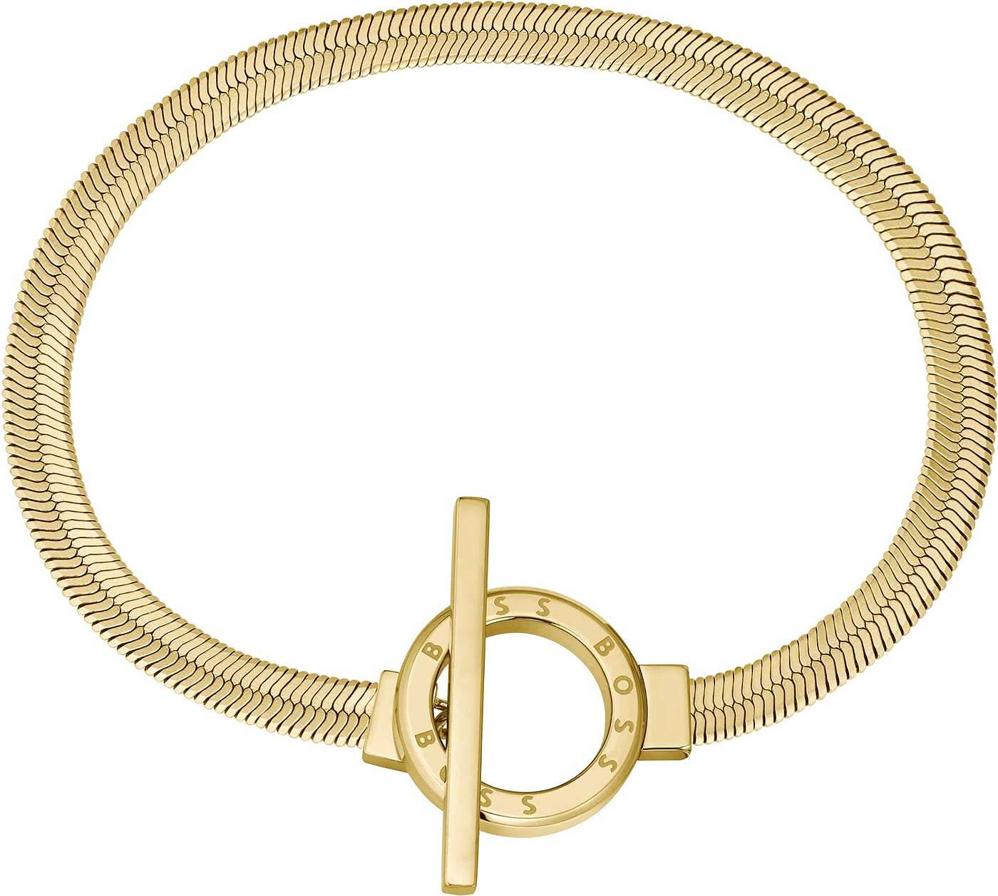 Boss Jewelry 1580487 - ZIA Herringbone Bracelet with Toggle Clasp