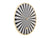 Karlsson Candy Swirl Dome KA6007BK Wanduhr Schwarz & Weiß • Geräuschloses Sweep-Uhrwerk • Verspieltes Spiraldesign, Bild 2