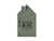 Karlsson cuckoo clock back, light green casing with connection opening and speaker