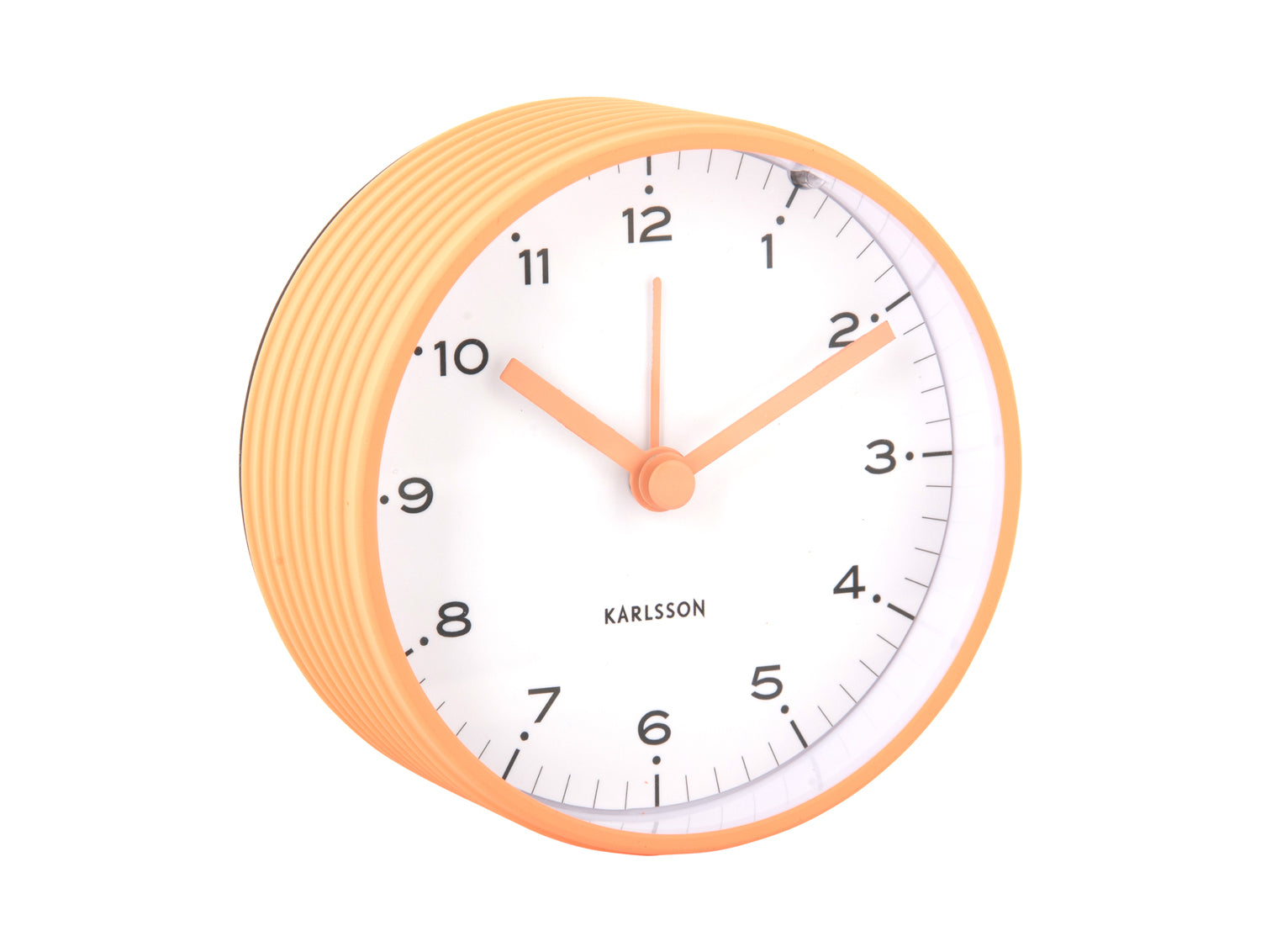 Karlsson Circus Rings KA6010OR Wecker Orange • Sweep-Uhrwerk • Lichtfunktion
