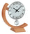 AMS Table Clock 22x18x4 cm Beech • Quartz Movement • Modern Design