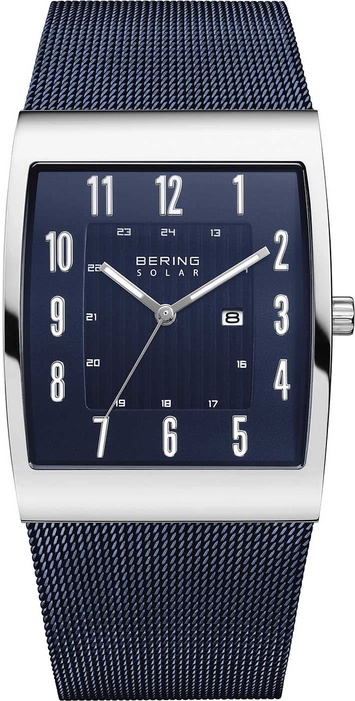 Bering Slim Solar 16433-307 Men's Watch • Solar Powered • Sapphire Crystal