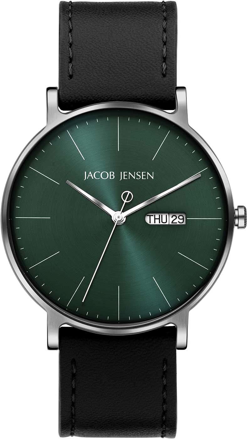 Jacob Jensen Titanium 164 Men's Watch • Titanium • Sapphire Crystal