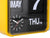 Karlsson Mini Flip KA5364YE Wanduhr Gelb • Klappzahlen-Mechanismus • Retro-Design, Bild 3