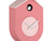 Karlsson Grato Cuckoo KA6026PI Wanduhr Rosa • Schwingendes Pendel • Stündlicher Kuckucksruf, Bild 3