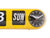Karlsson Tube Flip KA6032YE Wanduhr Leuchtgelb • Klappzahlen-Anzeige • Retro-Design, Bild 3