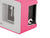 Karlsson Funky Flip KA6042BP Wanduhr Pink • Klappzahlen-Anzeige • Tisch- und Wandmontage, Bild 4