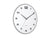 Karlsson Brisk Dome KA6028GY Wanduhr Dunkelgrau • Sweep-Uhrwerk • Dome-Linse, Bild 2