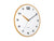 Karlsson Brisk Dome KA6028YE Wanduhr Ockergelb • Sweep-Uhrwerk • Gewölbtes Domglas, Bild 2