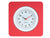 Karlsson New Vintage KA6050RD Wanduhr Leuchtendes Rot • Geräuschloses Sweep-Uhrwerk • Retro-Design