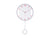 Karlsson Cheeky Dome Pendulum KA6058LP Wanduhr Softlila • Sweep-Uhrwerk • Pendel-Design
