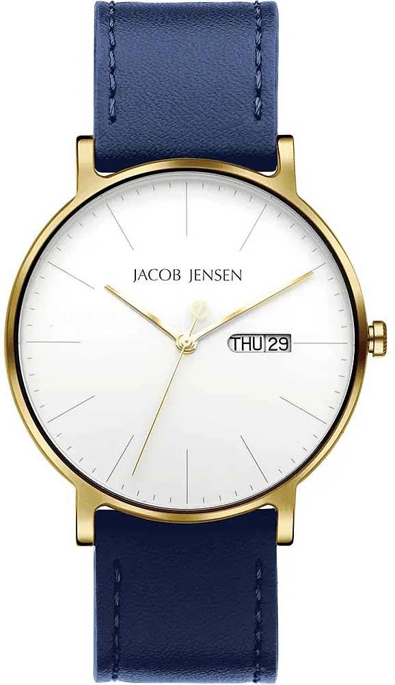 Jacob Jensen 166 Men's Watch • Danish Design • Titanium & Sapphire