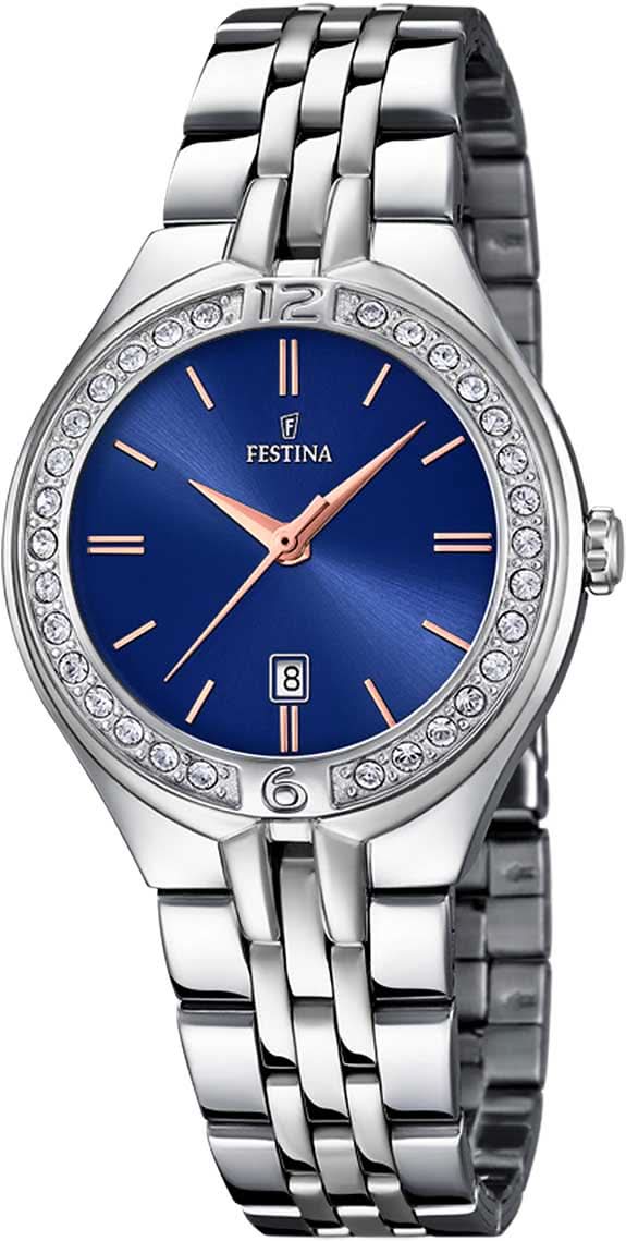 Festina Mademoiselle F16867/5 Women's Watch • Elegant Stainless Steel Design • Reliable Quartz Movement