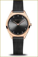 Bering Ultra Slim 17031-162 Ladies' Watch • Scratch-resistant sapphire crystal • Fine Milanese bracelet