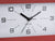 Karlsson Lujo Rectangle KA6066RD Wecker Roter Ocker • Sweep-Uhrwerk • Retro-Design, Bild 3